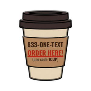 Order 833-ONE-TEXT